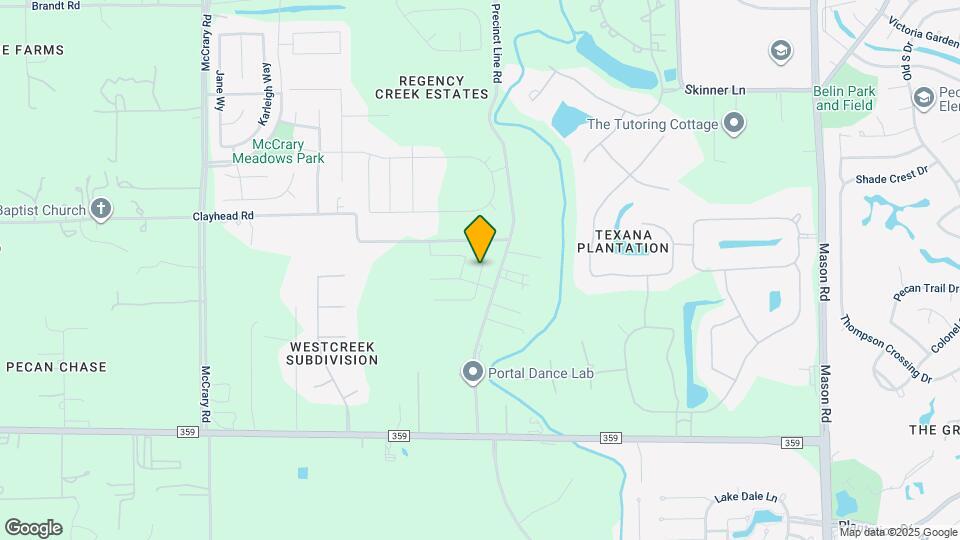 2715 Crested Creek Ln Map and Location Details
