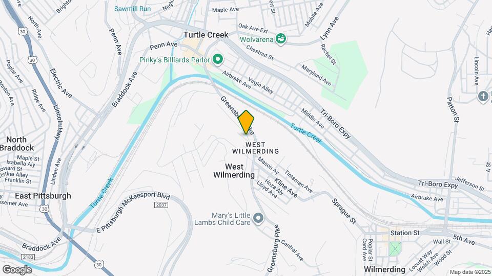 416 Tintsman Ave Map and Location Details