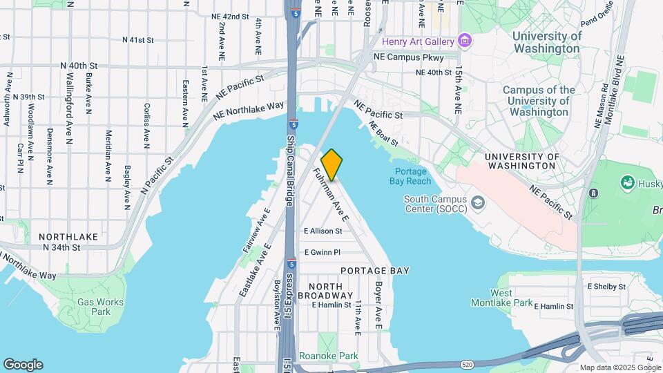 Portage Bay View Apartments Map and Location Details