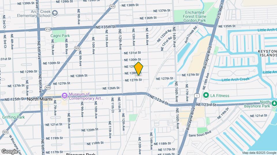 1315 NE 127th St Map and Location Details