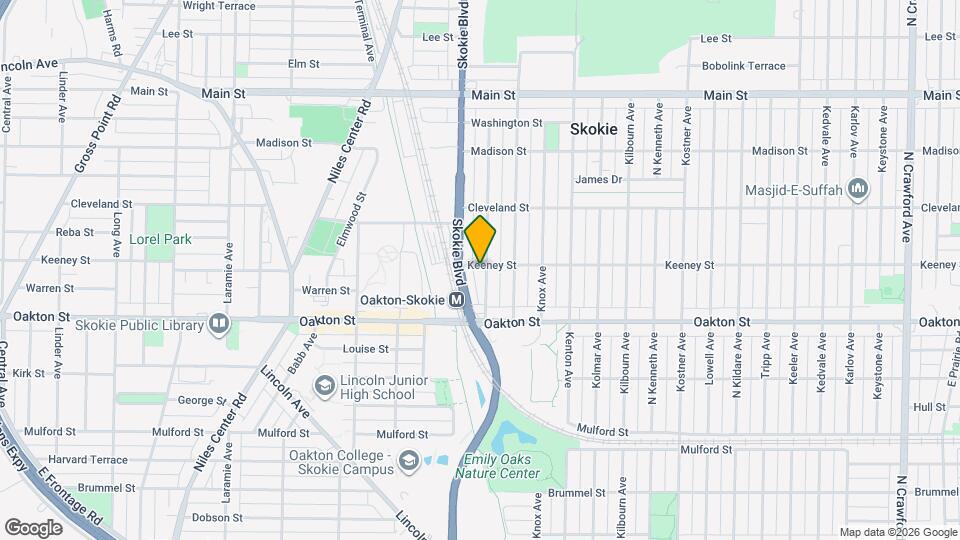 4741 Keeney St, Unit 4741 keeney 2 west Mapa y Detalles de la Ubicación