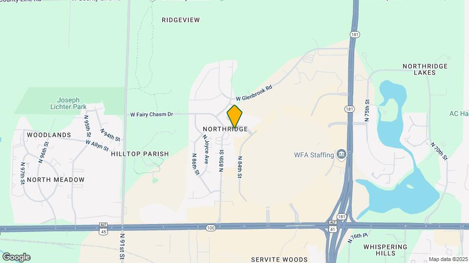 8405-8409 W Northridge Ct Map and Location Details