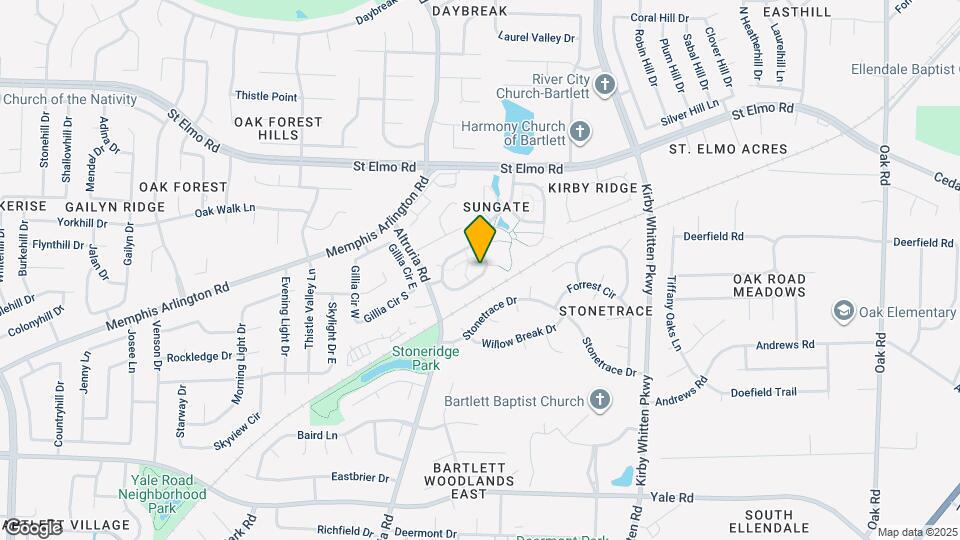 6608 Sungate Dr S Map and Location Details