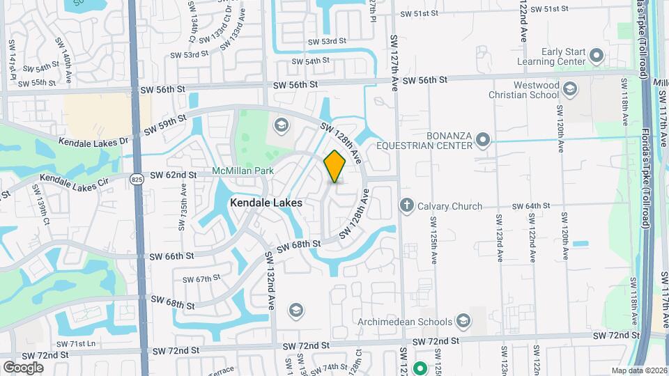 6256 SW 129th Ave Map and Location Details