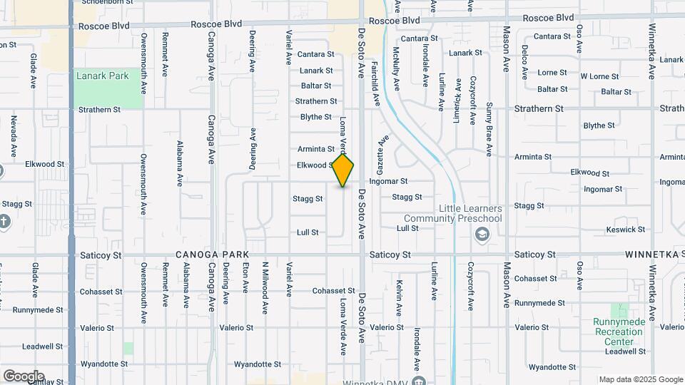 7763 Loma Verde Ave Map and Location Details
