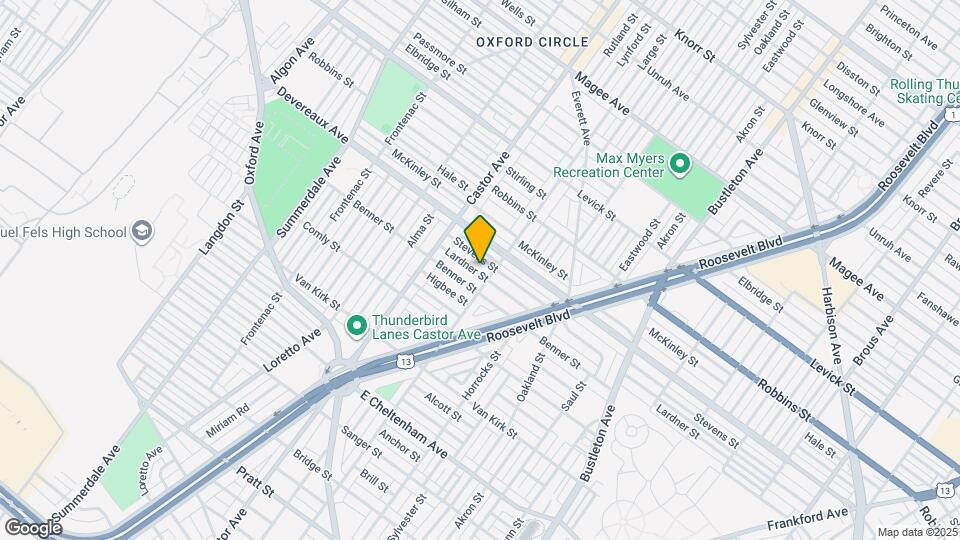 1467 Lardner St Mapa y Detalles de la Ubicación