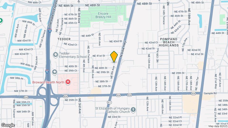 4031 NE 8th Ave Map and Location Details