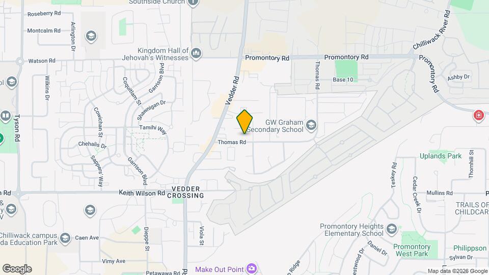 45765 Thomas Rd Map and Location Details