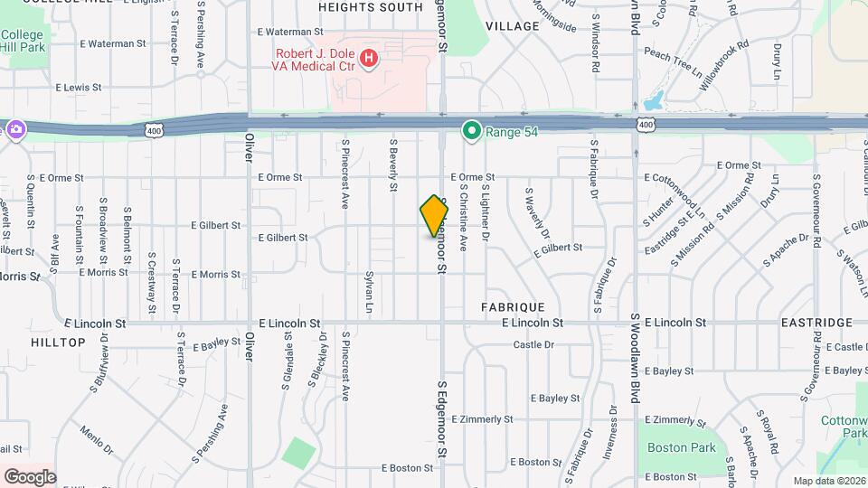 721 S Edgemoor St Map and Location Details