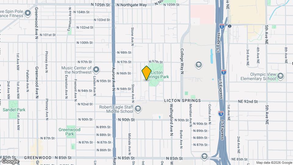 9257D Ashworth Ave N Map and Location Details