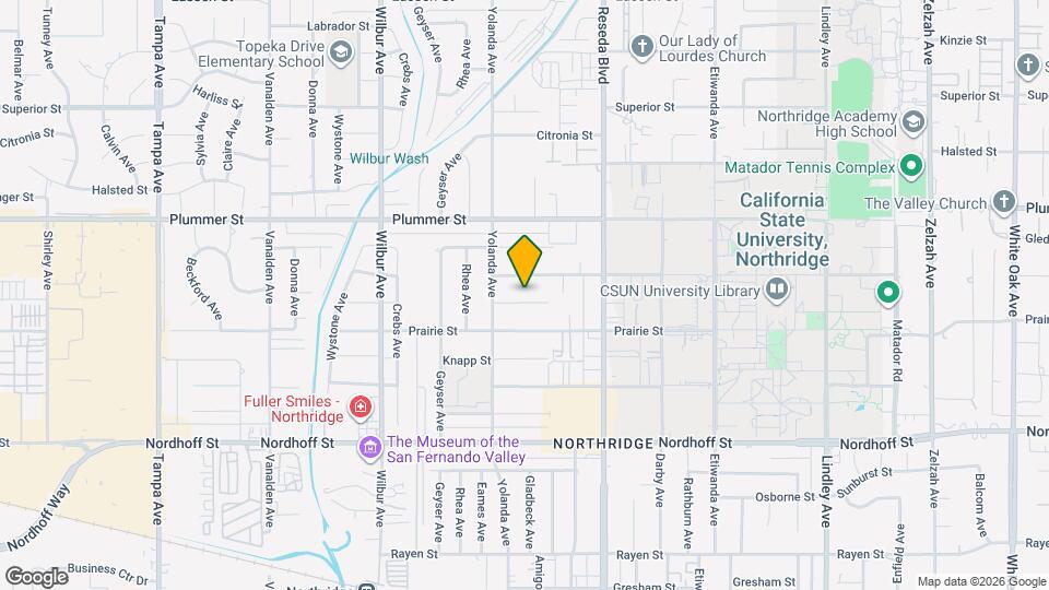 18627 Liggett St Map and Location Details