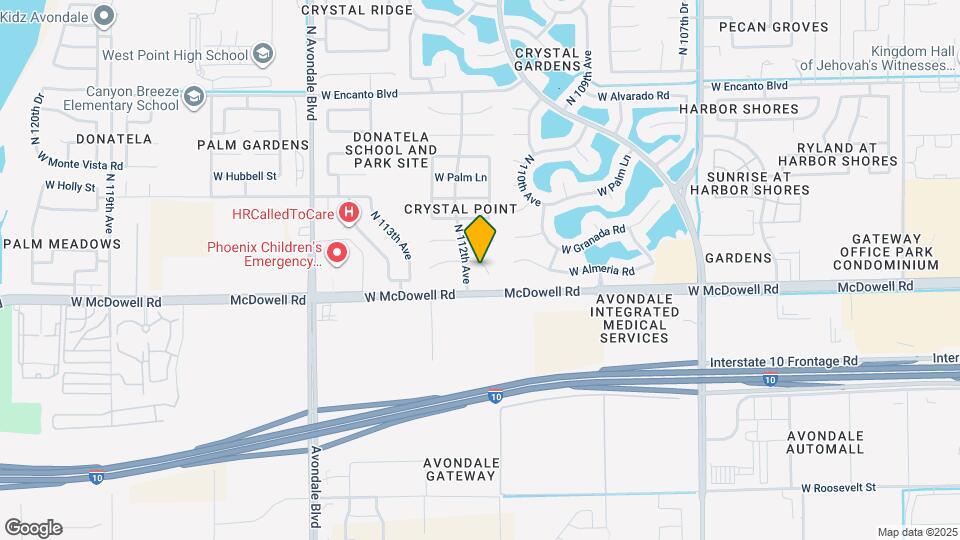 11187 W Almeria Rd Map and Location Details