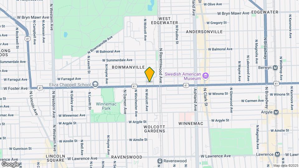 1830 W Foster Ave, Unit 3 Map and Location Details