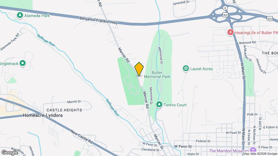 496 Mercer Rd Map and Location Details