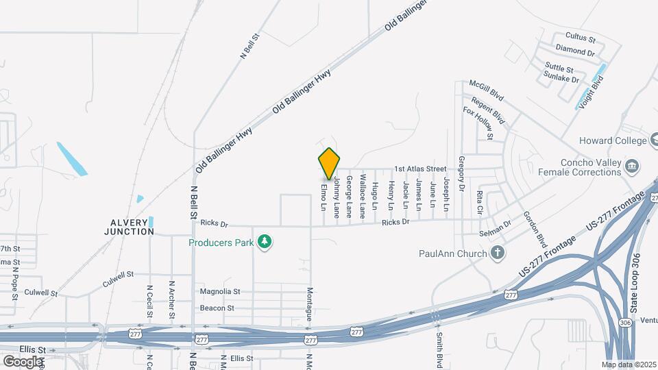 1222 Elmo Ln Map and Location Details