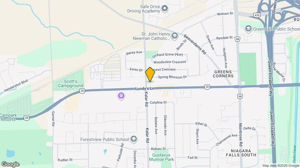 8209 Lundy's Ln Map and Location Details