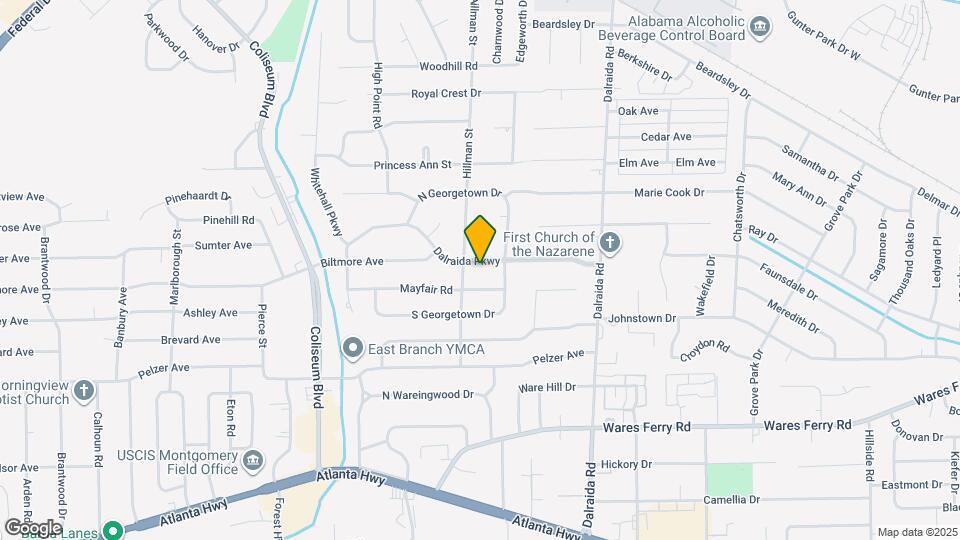 3616 Dalraida Pkwy Map and Location Details