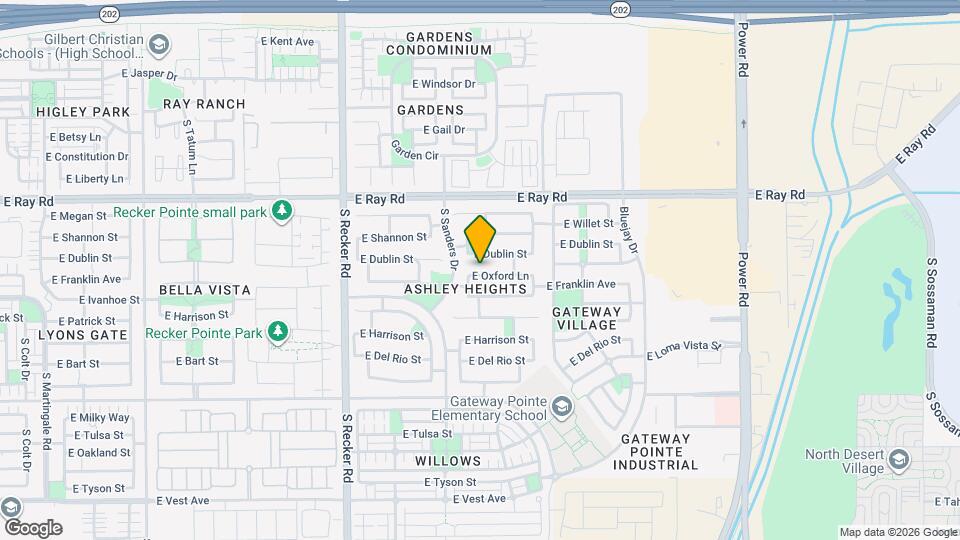 4236 E Oxford Ln Mapa y Detalles de la Ubicación