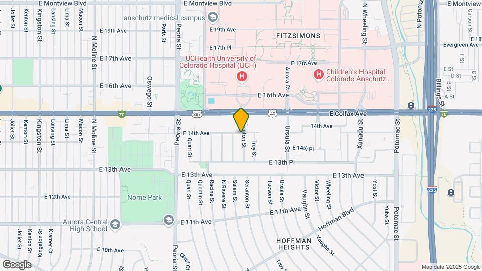 1399 Scranton St Map and Location Details