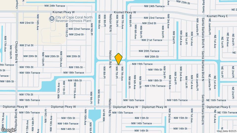 1829 NW 7th Pl Map and Location Details