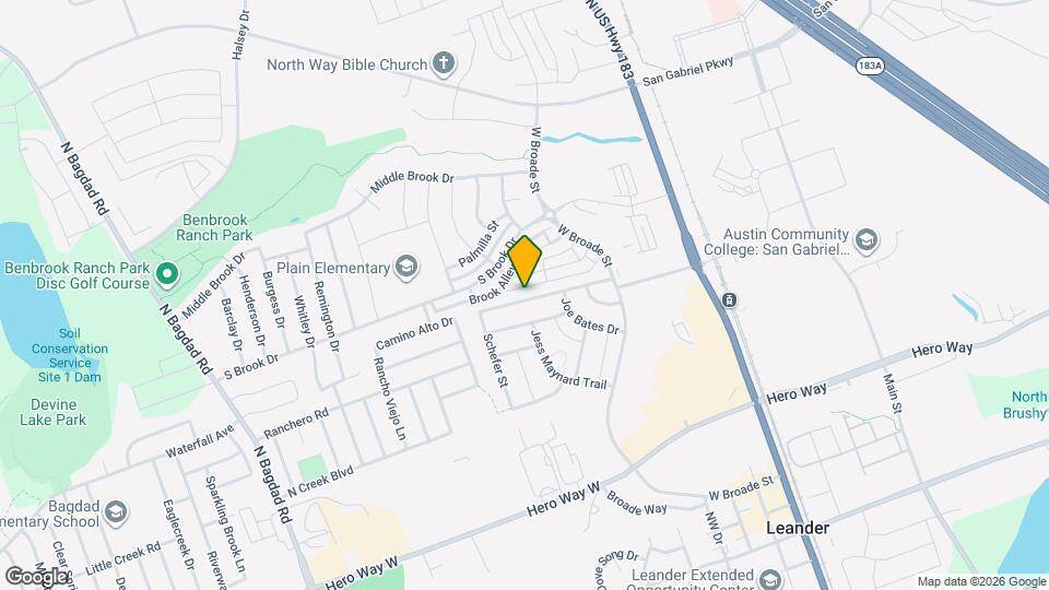 513 Longhorn Cavern Rd Map and Location Details