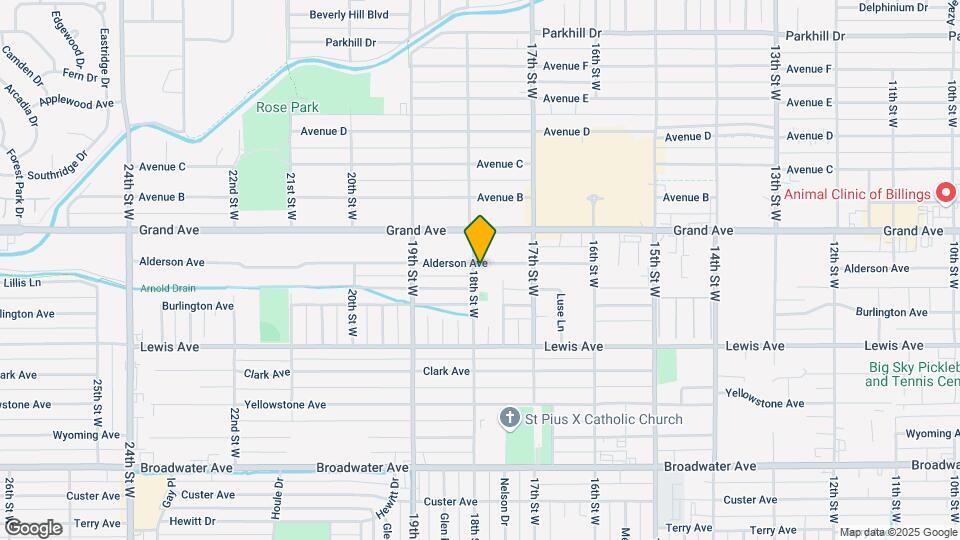 1746 Alderson Ave Map and Location Details