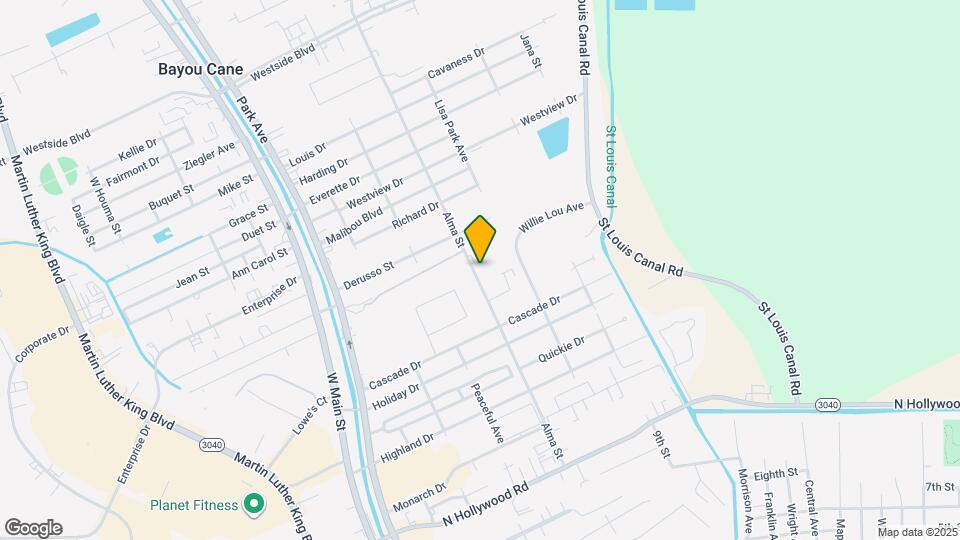 6745 A Alma St Map and Location Details