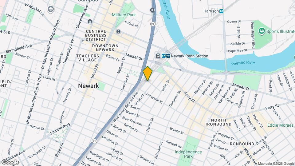 61 New Jersey Railroad Ave Map and Location Details