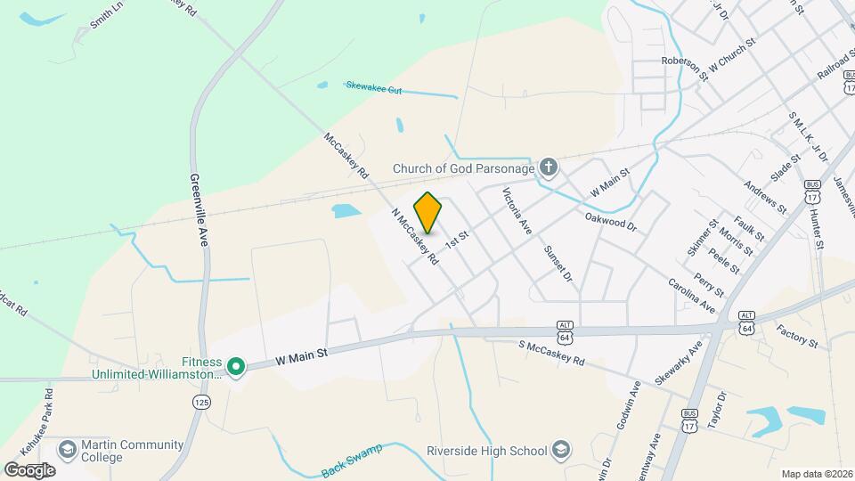 206 N McCaskey Rd Map and Location Details