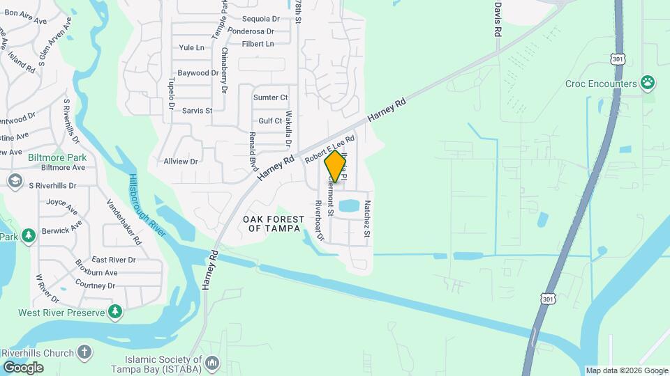 8301 Clermont St Map and Location Details