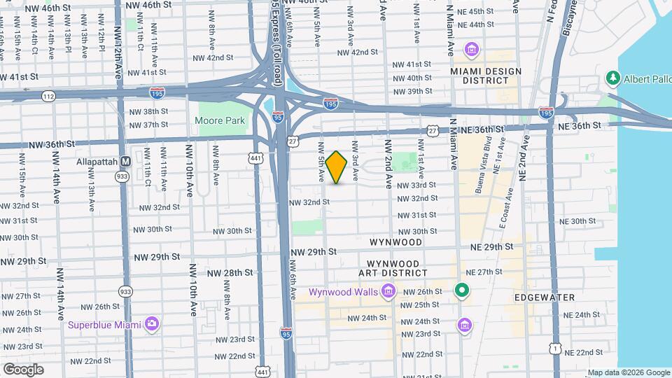 410 NW 33rd St Mapa y Detalles de la Ubicación