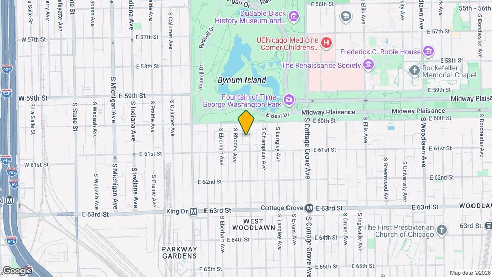 6032 S St Lawrence Ave Map and Location Details