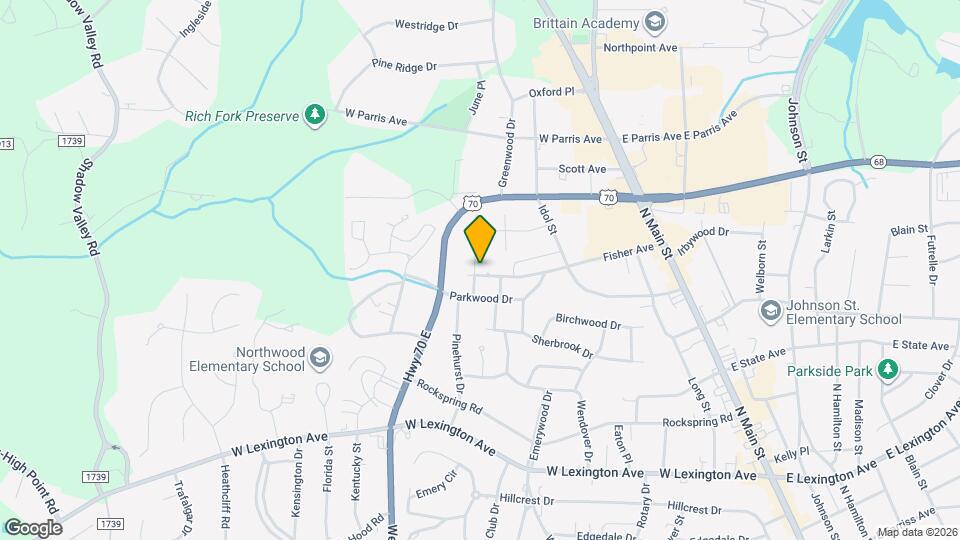 508 Fisher Ave Map and Location Details