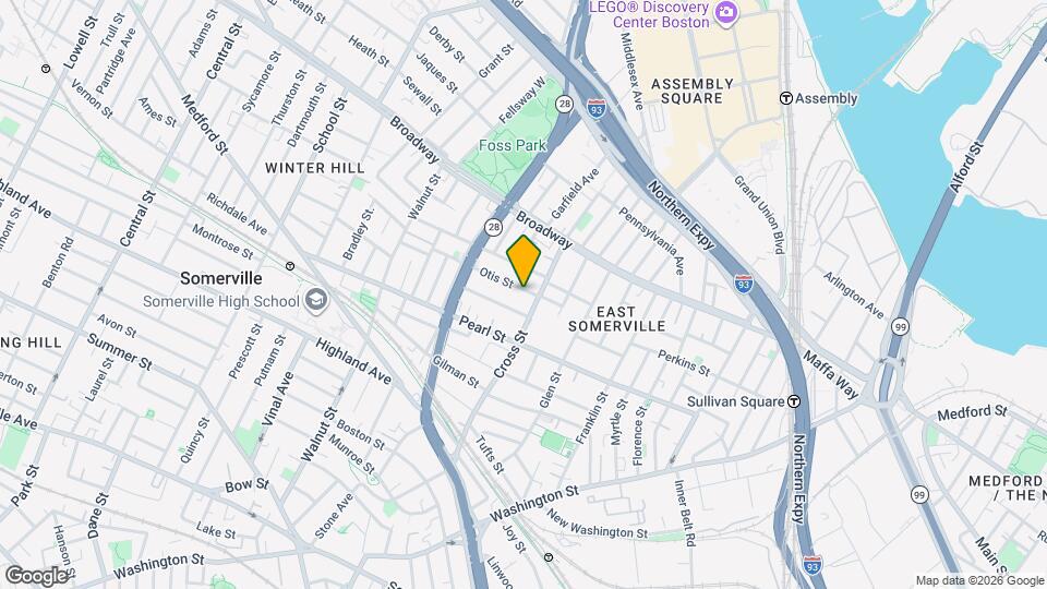 8 Otis St, Unit 2 Mapa y Detalles de la Ubicación