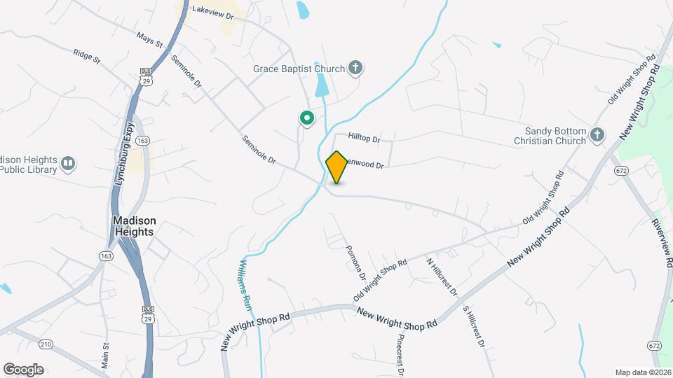 405 Seminole Dr Map and Location Details