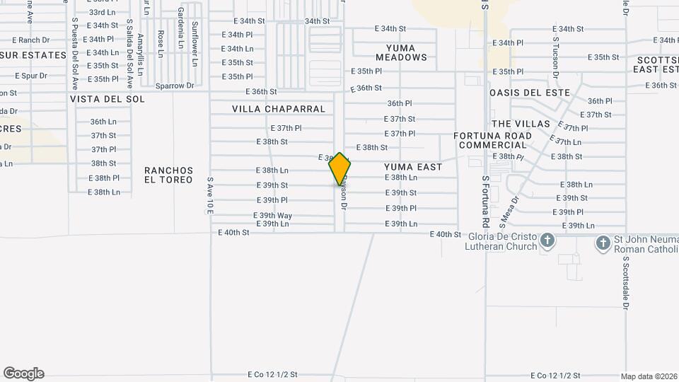 11763 S Chaparral Dr Map and Location Details
