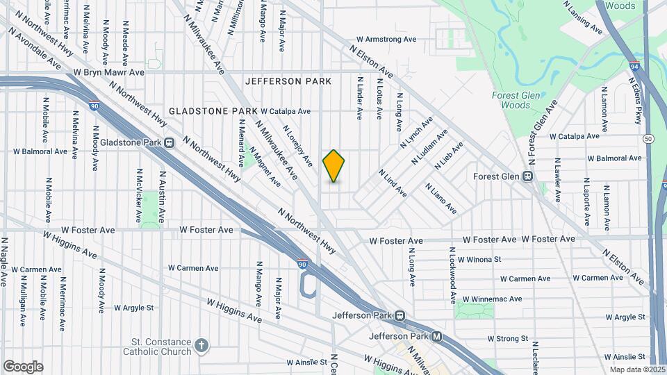5306 N Luna Ave Map and Location Details