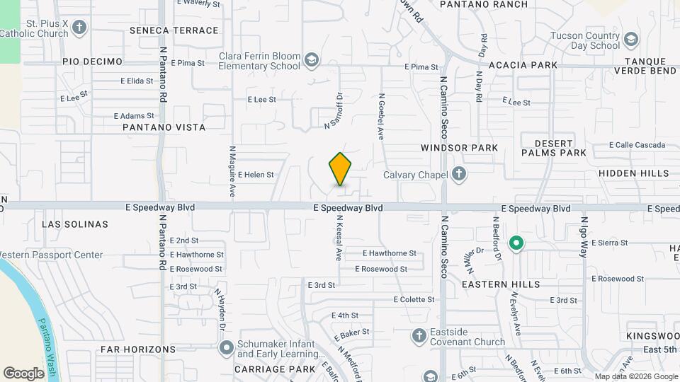 8417 E Corinthian Dr Map and Location Details