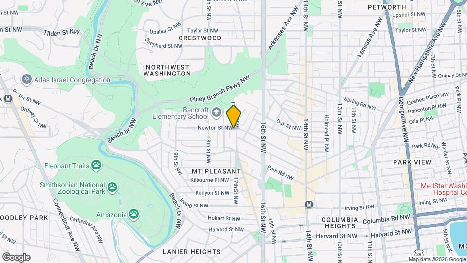 3350 17th St NW Map and Location Details