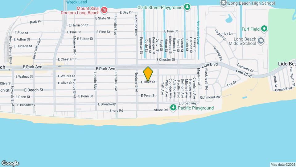 644 E Olive St Map and Location Details