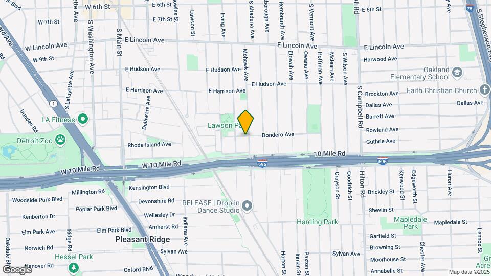 1500 Mohawk Ave Map and Location Details