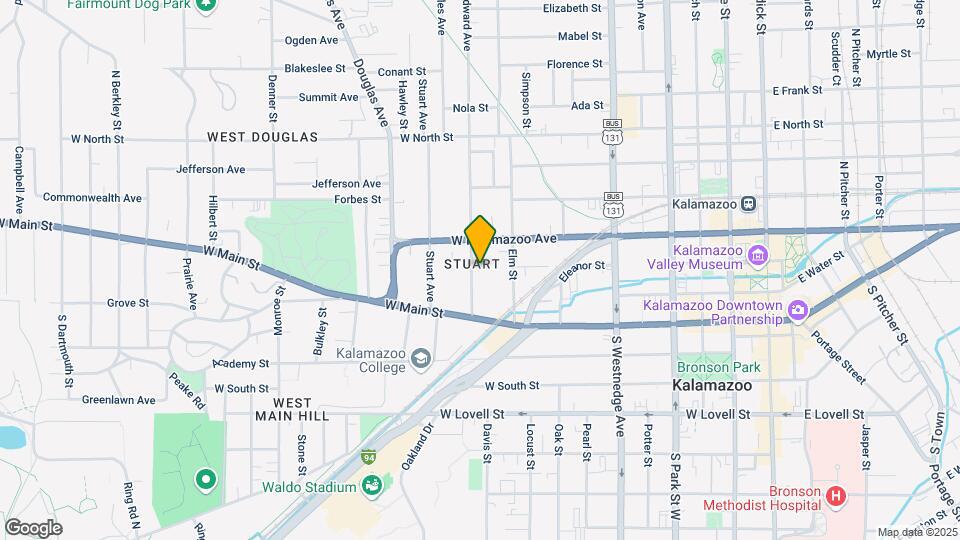232 Woodward (PB&J Ventures LLC) Map and Location Details