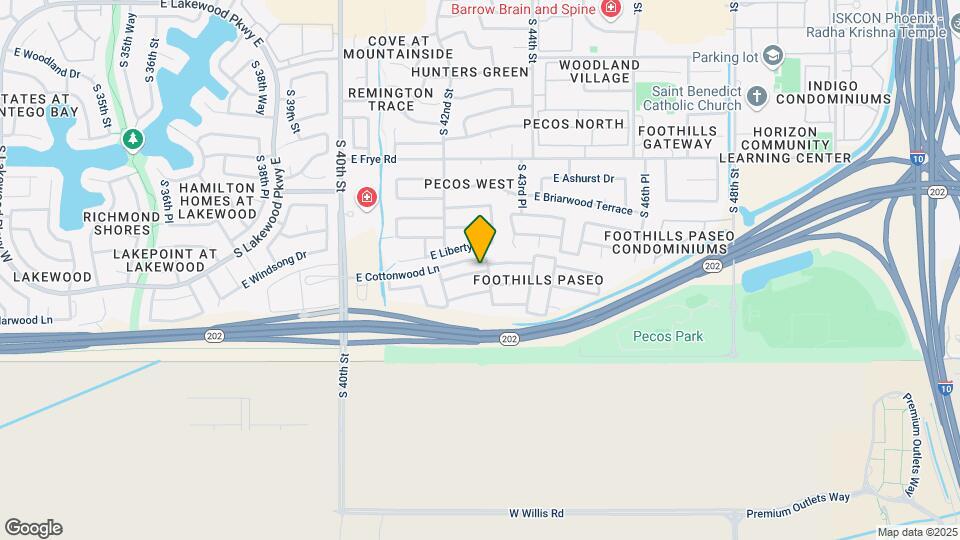 4234 E Redwood Ln Mapa y Detalles de la Ubicación