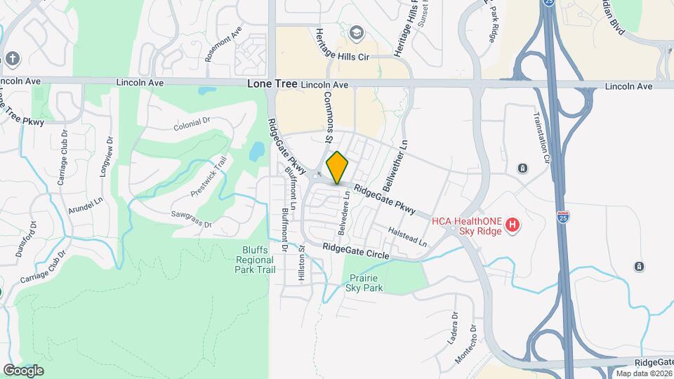 9242 RidgeGate Pkwy Map and Location Details