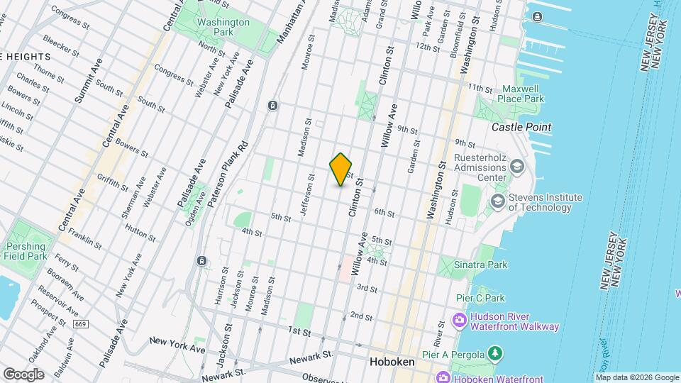 632 Grand St Map and Location Details