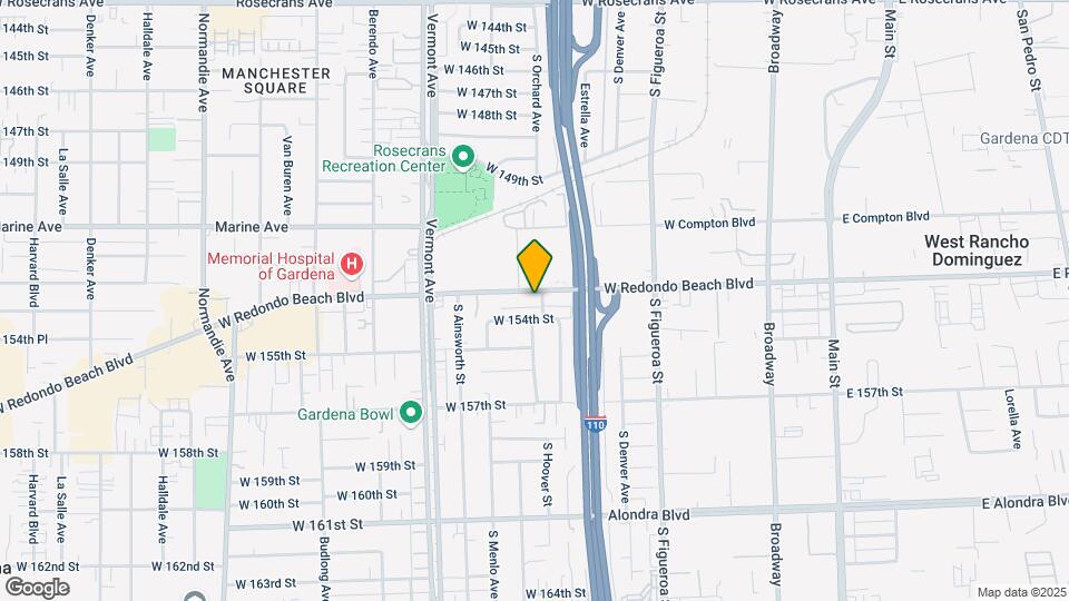 702 W Redondo Beach Blvd Mapa y Detalles de la Ubicación