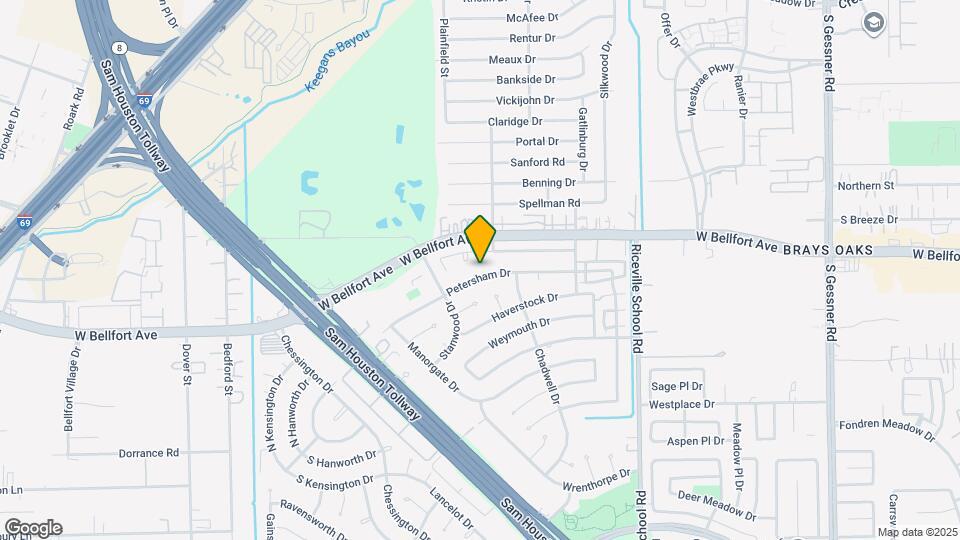 9026 Petersham Dr Map and Location Details