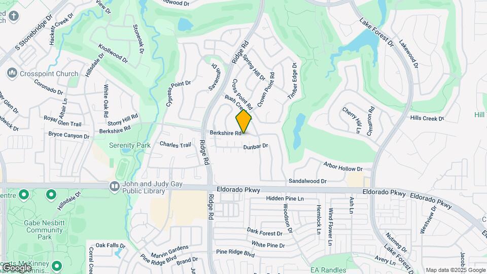 6105 Berkshire Rd Map and Location Details