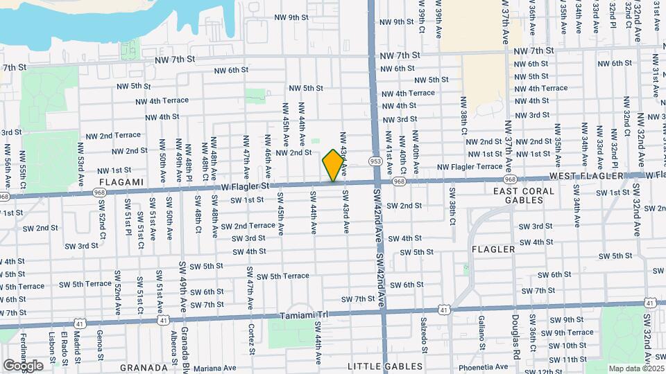 4332 W Flagler St, Unit 402 Map and Location Details