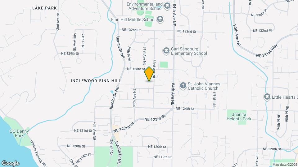 8115 NE 126th Pl Map and Location Details